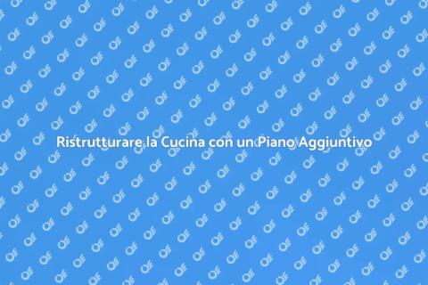 Installare un Piano Cucina Aggiuntivo
