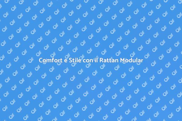 Trasforma il Tuo Giardino con il Rattan