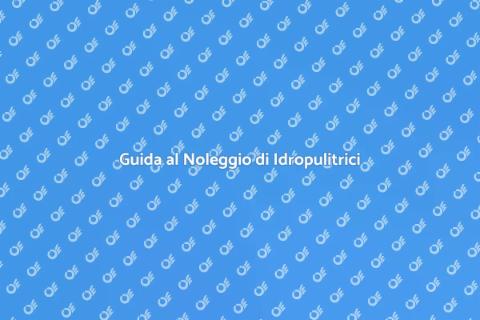 Noleggiare Idropulitrice Elettrica