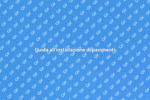 Installare pavimento in vinile o lino