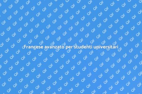 Corso di francese per studenti universitari