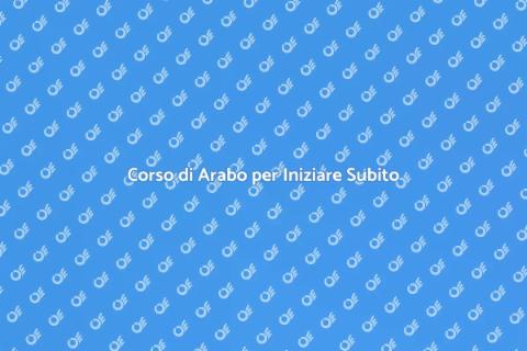 Lezioni di Arabo per Principianti