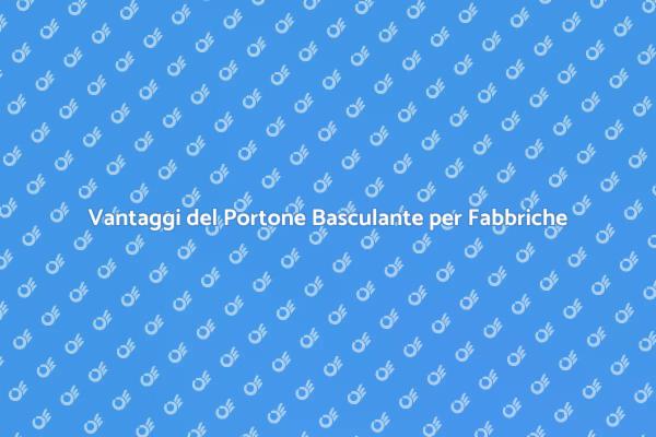 Portone Basculante: Sicurezza e Funzionalità