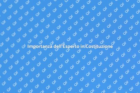 Esperto in Costituzione: Perché È Fondamentale