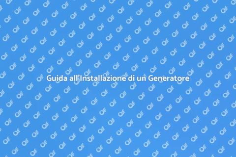 Installare un Generatore Portatile