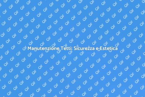 Pulizia Tetti: Cura per Aree Commerciali