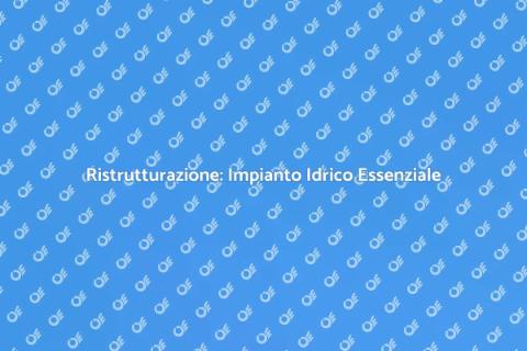 Rifare l'Impianto Idrico in Casa