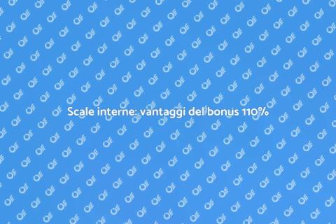 Scale interne e bonus ristrutturazioni