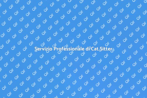 Perché Scegliere un Cat Sitter?
