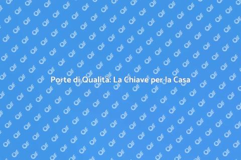 Installazione Porte: Estetica e Sicurezza