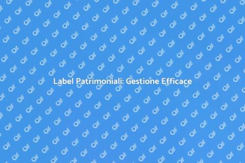 Identificazione Beni e Label Patrimoniali