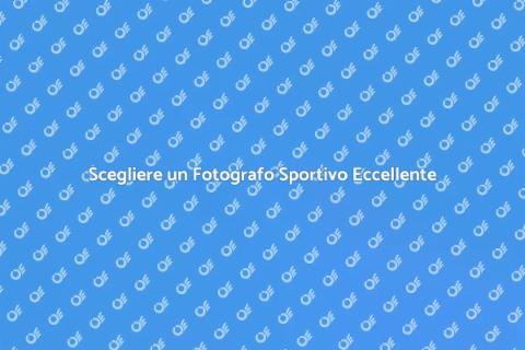 Ingaggiare un Fotografo Sportivo