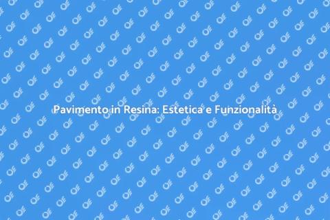 Suddivisione Pavimento in Resina