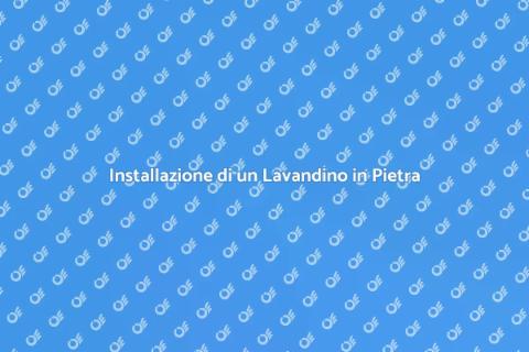 Lavandino in Pietra: Eleganza e Funzionalità