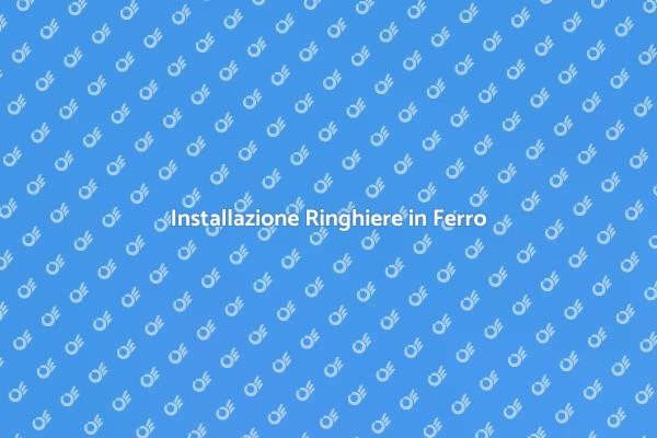 Ringhiere in Ferro: Estetica e Sicurezza