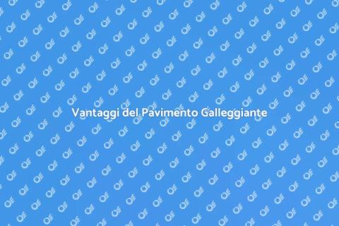 Pavimento Galleggiante in Laminato