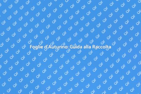 Raccogliere le Foglie per il Giardino