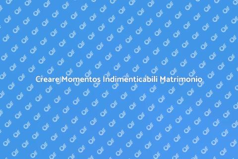 Caratterizzazione Matrimonio Unico