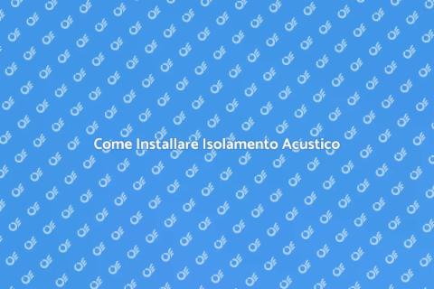Isolamento Acustico: La Tua Oasi di Silenzio