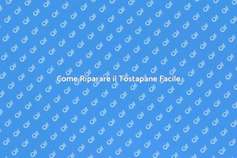 Riparare il Tostapane: Guida Pratica