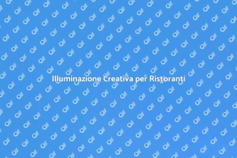 Illuminazione per Bar e Ristoranti