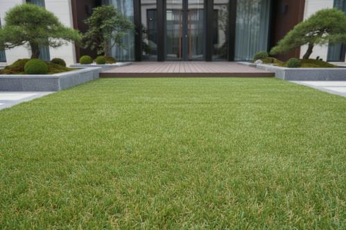 avere un giardino con erba sintetica