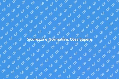 Obblighi Legali: Sicurezza e Ristrutturazioni