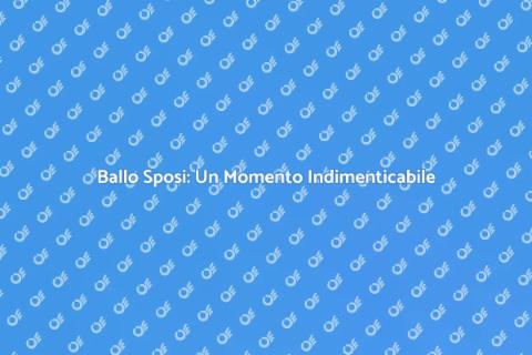Lezioni di Ballo per Sposi Unici