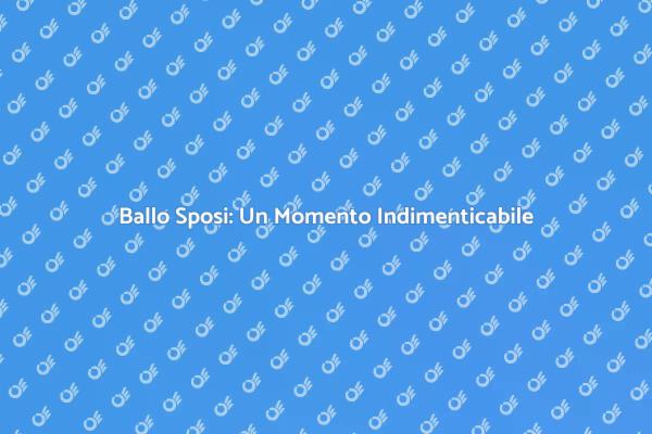 Ballo Perfetto: Emozioni per Sposi