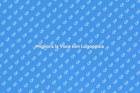 Terapia Logopedica per Intonazione