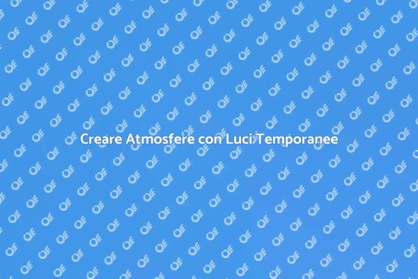 Trasforma i Tuoi Eventi con Luci
