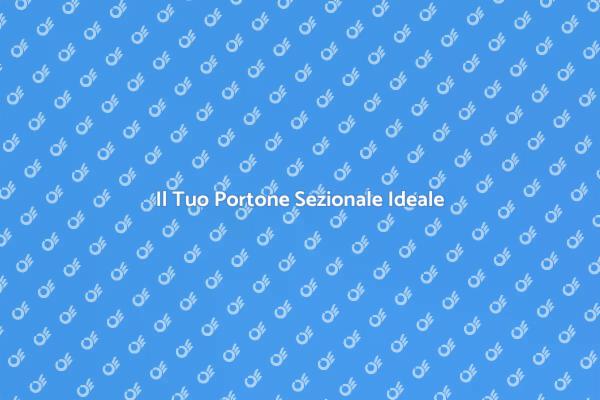 Personalizza il Tuo Portone Sezionale