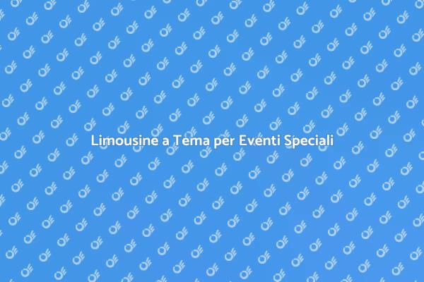 Trasforma il Tuo Evento con Limousine