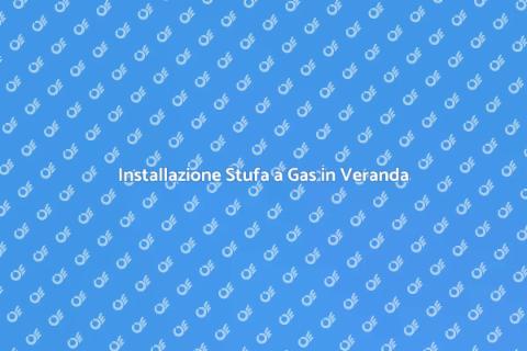 Stufa a Gas Moderna in Veranda