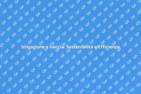 Impianto Irrigazione a Goccia Efficiente