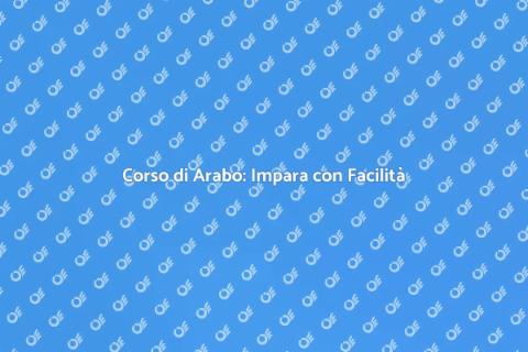 Il Miglior Corso di Arabo Online