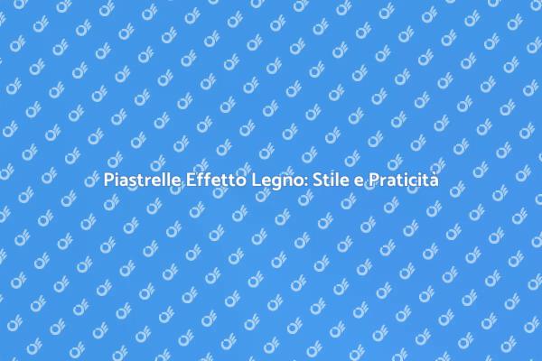 Rivestimento Innovativo in Piastrelle Legno