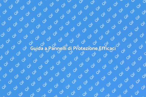Sostituire o Riparare Pannelli Intemperie