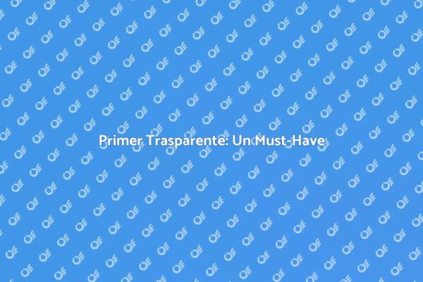 Il Primer Occhi che Fa la Differenza
