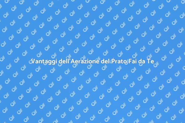 Aerazione Prato: Guida Fai da Te