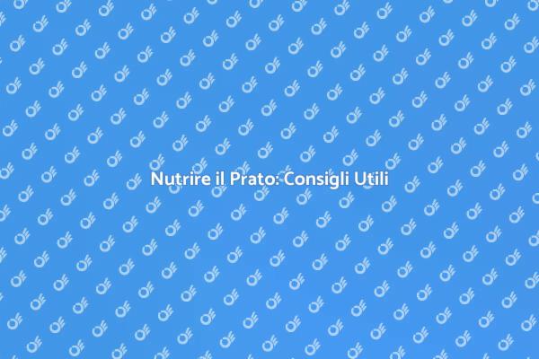 Concimazione Efficace per Prati Sani