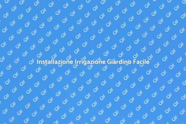 Irrigazione Efficace per Giardini Fioriti