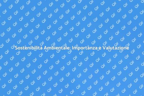 Valutazione Sostenibilità Ambientale