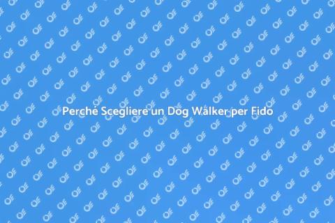 Dog Walker: Benefici per il Tuo Fido