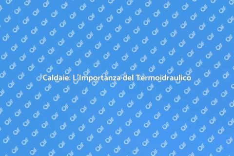 Termoidraulico per Caldaie: Perché Sceglierlo
