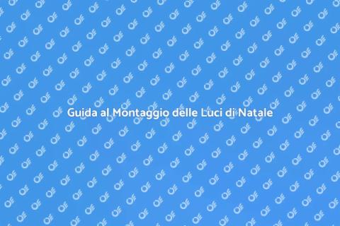 Montare le Luci di Natale con Stile