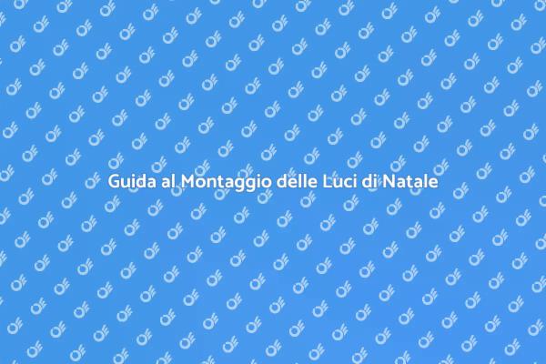 Come Montare Luci di Natale Facilmente