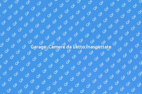 Convertire Garage in Camera da Letto