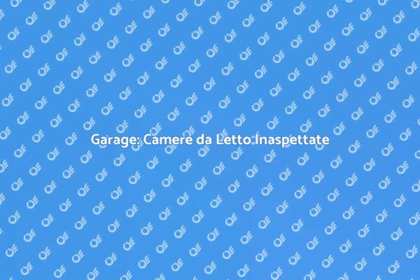 Rendi il Garage una Camera Accogliente