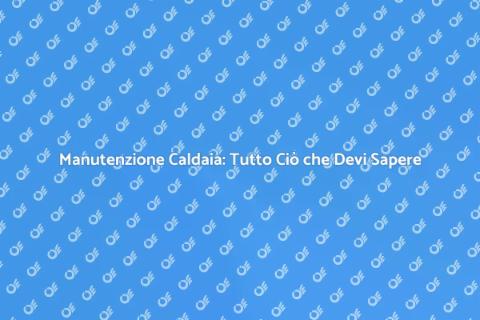 Revisione Caldaia: Guida Completa